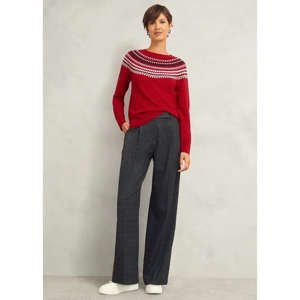 Hobbs Greta Fairisle Jumper with Cashmere